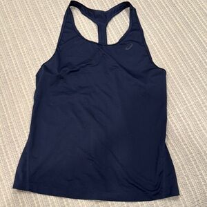 Asics Navy Blue Racerback Tank Top